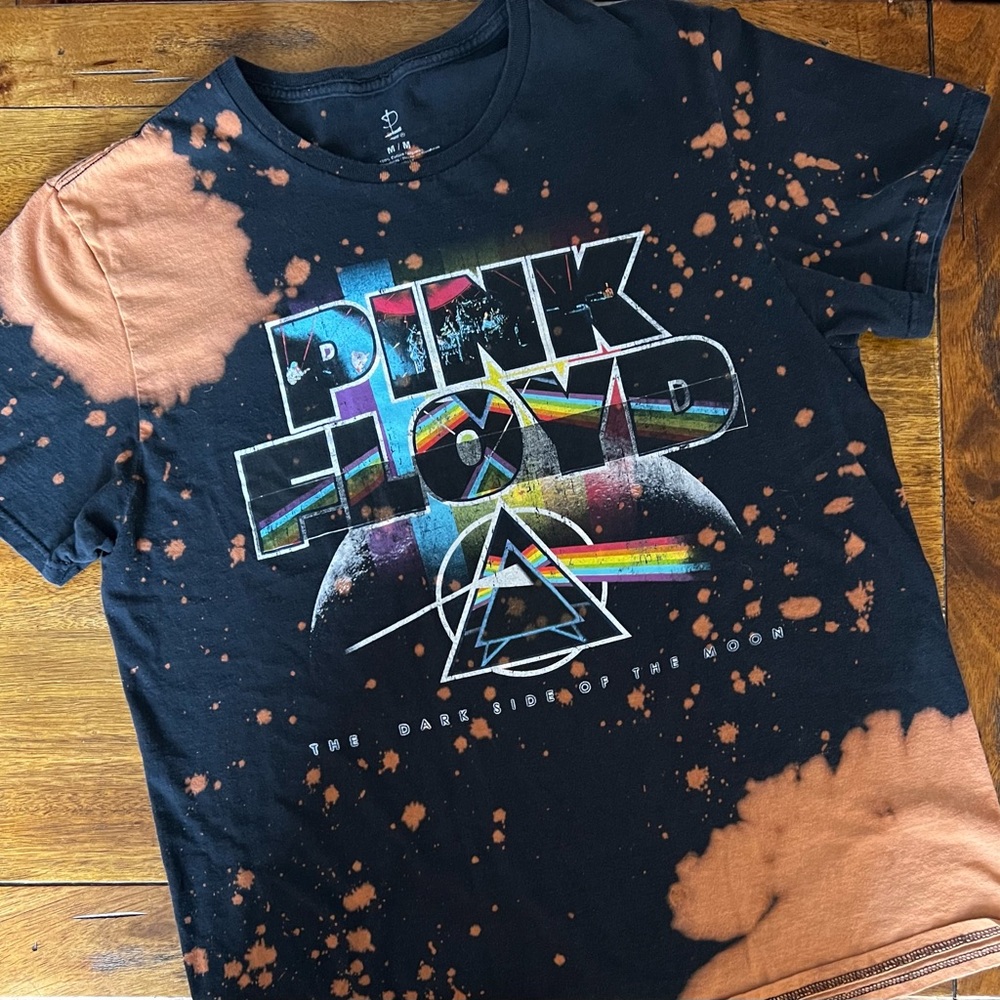 Pink Floyd The Dark Side Of The Moon Unisex Tie Dyed T-Shirt